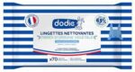 Dodie - Lingettes Nettoyantes Fibres d'Origine Végétale 70 Lingettes Grand Format