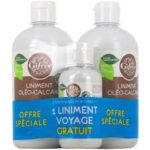 Gifrer - Liniment Oléo-calcaire Stabilisé Lot de 2 x 500 ml + 1 Liniment Voyage 100 ml Offert