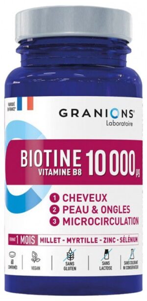Granions - Biotine 10000 µg 60 Comprimés