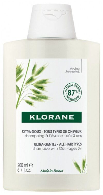 Klorane - Extra-Doux - Tous Types de Cheveux Shampoing à l'Avoine 200 m