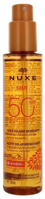 Nuxe - Sun Huile Solaire Bronzante Visage et Corps SPF50 150 ml