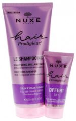 Nuxe - Hair Prodigieux Le Shampoing Brillance Miroir 200 ml + Le Démêlant 30 ml Offert