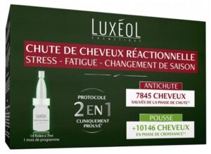 Luxéol - Chute de Cheveux Réactionnelle 14 Fioles