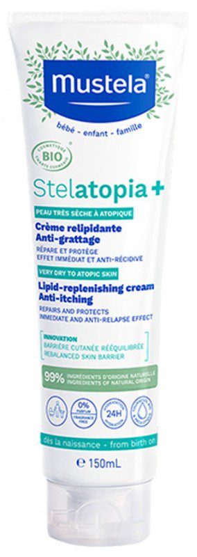 Mustela - Stelatopia+ Crème Relipidante Anti-Grattage Bio 150 ml