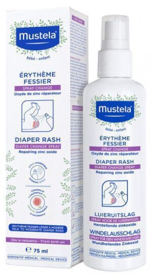 Mustela - Érythème Fessier Spray Change 75 ml