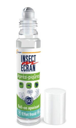 Insect Ecran - Roll-On Apaisant Après-Piqûres Effet Froid Bio, 15ml