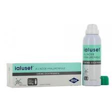 Ialuset - Crème Cicatrisante 100g Flacon Pressurisé - A Base d' Acide Hyaluronique