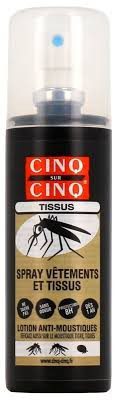 Cinq sur Cinq - Anti-Moustiques Spray Vêtements et Tissus 100 ml
