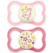 Mam - 2 Sucettes Supreme Nuit 6 Mois et + de MAM