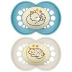Mam - 2 Sucettes Original Nuit 18 Mois et +