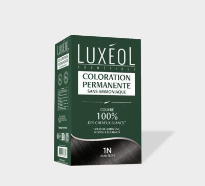 Luxéol - Coloration Permanente sans Ammoniaque 1N Noir Ébène