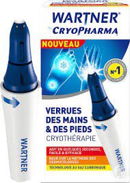 Wartner - Cryopharma - Verrues des Mains et des Pieds Cryothérapie Froid Extrême
