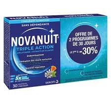 Novanuit - Triple Action 2x30 comprimés