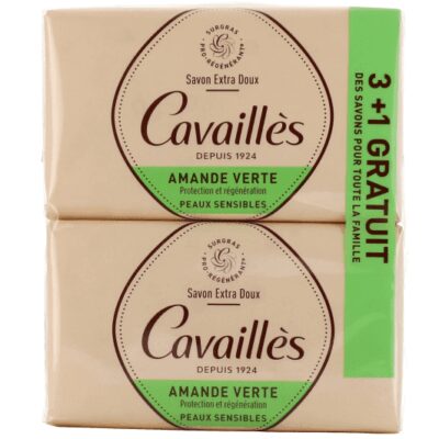 Rogé Cavaillès - Savon Extra Doux Amande Verte Lot de 2 x 250 g