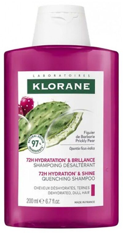 Klorane - Hydratation & Brillance - Shampoing Désaltérant au Figuier de Barbarie 200 ml