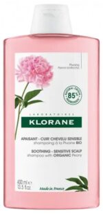 Klorane - Apaisant - Cuir Chevelu Sensible Shampoing à la Pivoine Bio 400 ml