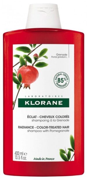 Klorane - Éclat - Cheveux Colorés Shampoing à la Grenade 400 ml