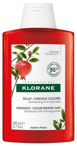 Klorane - Éclat - Cheveux Colorés Shampoing à la Grenade 200 ml
