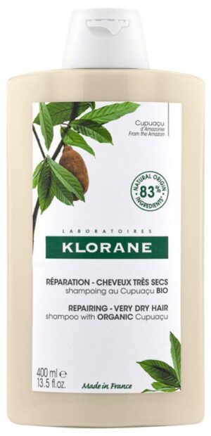 Klorane - Réparation - Cheveux Très Secs Shampoing au Cupuaçu Bio 400 ml