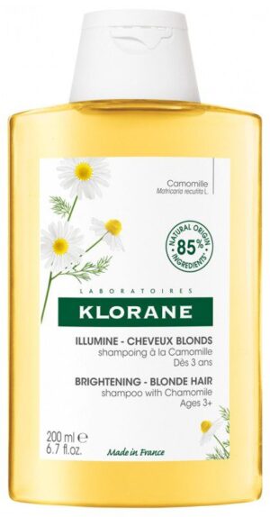 Klorane - Illumine - Cheveux Blonds Shampoing à la Camomille 200 ml