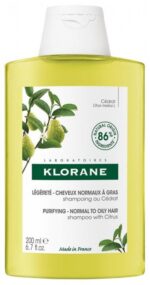 Klorane - Légèreté - Cheveux Normaux à Gras Shampoing au Cédrat 200 ml