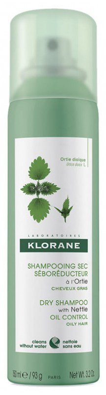 Klorane - Shampoing Sec Séboréducteur à l'Ortie 150 ml - Type : Cheveux gras bruns