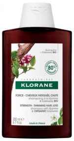 Klorane - Force - Cheveux Fatigués & Chute Shampoing à la Quinine et Edelweiss Bio 200 ml