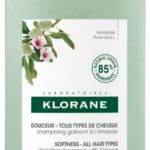 Klorane - Douceur - Tous Types de Cheveux Shampoing Gainant à l'Amande 400 ml