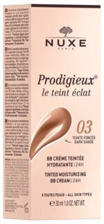Nuxe - Prodigieux BB Crème Teintée Hydratante 30 ml - Teinte : 03 Teinte Foncéeinte Médium