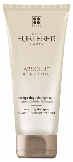 René Furterer - Absolue Kératine Cure Renaissance Shampoing-Soin Réparateur Cheveux Abîmés Fragilisés 200 ml
