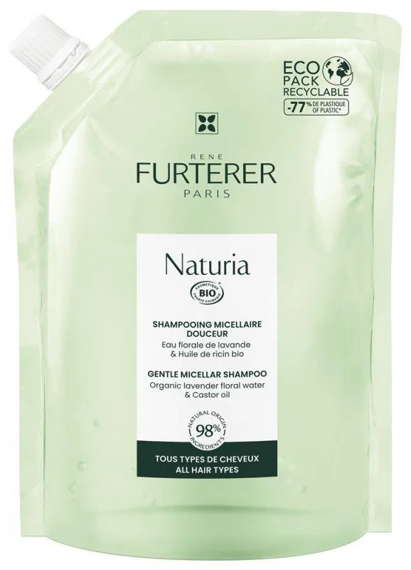 René Furterer - Naturia Shampoing Micellaire Douceur Bio Éco-Recharge 400 ml
