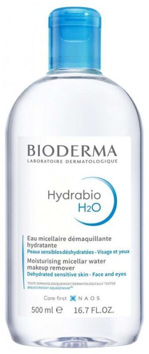Bioderma - Hydrabio H2O Eau Micellaire Démaquillante Hydratante 500 ml