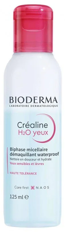 Bioderma - Créaline H2O Yeux Sensibles & Lèvres Biphase Micellaire 125 ml