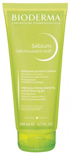 Bioderma - Sébium Gel Moussant Actif 200 ml