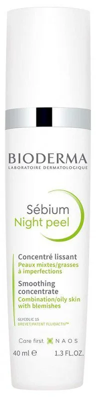 Bioderma - Sébium Night Peel Concentré Lissant 40 ml