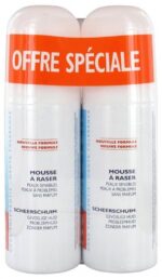 Nobacter - Mousse à Raser Haute Tolérance Lot de 2 x 150 ml