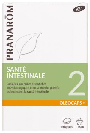 Pranarôm - Oléocaps+ 2 Santé Intestinale Bio 30 Capsules