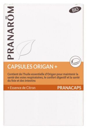 Pranarôm - Pranacaps Origan+ Bio 30 Capsules