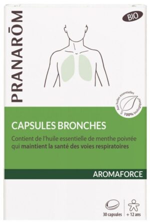Pranarôm - Aromaforce Capsules Bronches Bio 30 Capsules