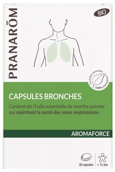 Pranarôm - Aromaforce Capsules Bronches Bio 30 Capsules