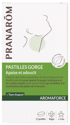 Pranarôm - Aromaforce Pastilles Gorge 21 Pastilles