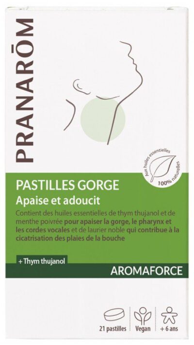 Pranarôm - Aromaforce Pastilles Gorge 21 Pastilles