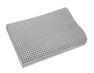 Biosynex - Oreiller ergonomique à mémoire gris - 40 × 60 cm