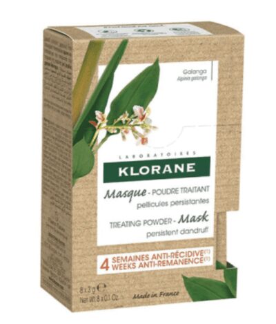 Klorane Masque Poudre traitant Pellicules persistantes - 8x3g