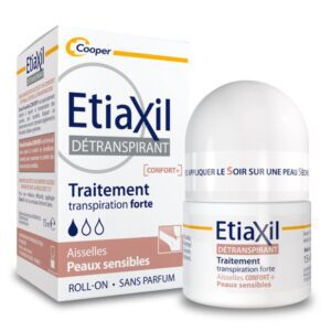 Etiaxil - Détranspirant Confort+ Aisselles Peaux Sensibles Roll-On 15 ml
