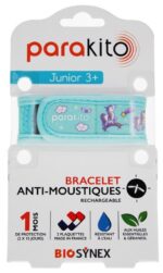 Parakito - Bracelet Anti-Moustiques Rechargeable Junior - Modèle : Licornes