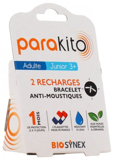 Parakito - 2 Recharges Bracelet Anti-Moustiques