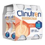 Clinutren - HP/HC+ 2kcal saveur pêche - 4X200ml