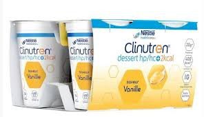 Clinutren - Dessert HP/HC+ Saveur vanille - 4X200g