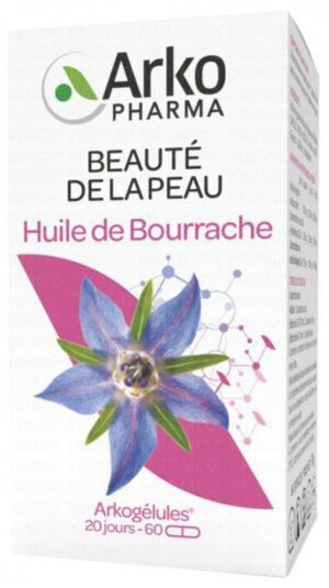 Arkopharma - Arkogélules Huile de Bourrache 60 Capsules